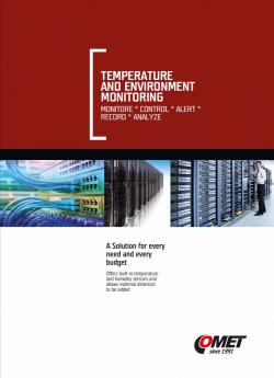 CATALOG - WebSensors with Ethernet output and relay Catalog