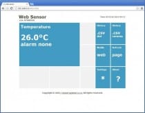 WebSensor - remote thermometer with Ethernet interface