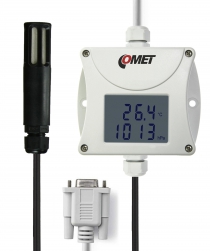 Industrial temperature, humidity, bar. pressure transmitter - RS232 output