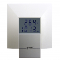 Interior temperature, humidity, bar. pressure transmitter - RS232 output