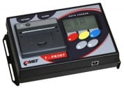 Temperature recorder with printer, 2x binary input