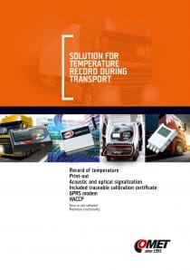 Temperature recorder for semi-trailer with built-in GSM modem