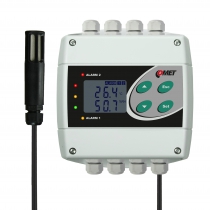 Temperature and humidity regulator with RS232 output, cable 2 meters