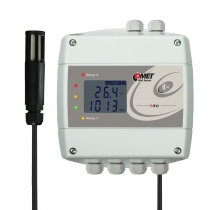 Thermometer hygrometer barometer with Ethernet interface and relays, cable 2 meters