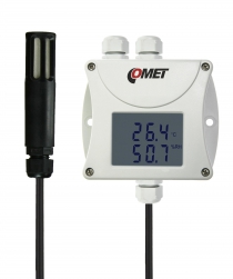 Temperature and humidity transmitter with external probe - RS485 output, cable 4 meters