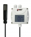 Temperature and humidity transmitter with external probe - RS485 output, cable 4 meters