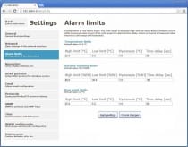 Web Sensor with PoE - remote thermometer hygrometer with Ethernet interface, cable 4 meters