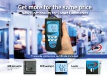 Thermo-hygrometer for compressed air measurement