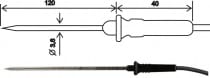 2301-220/0, temperature probe, cable 1 m