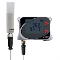 Datalogger for external CO2 probe up to 10.000 ppm with built-in atmospheric pressure sensor