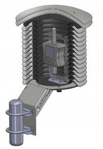 COMETEO Professional Multi-Plate Radiation Shield for Weather Sensors
