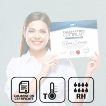 Accredited temperature and relative humidity calibration