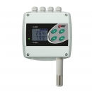 Temperature, humidity, CO2 transmitter with two relay and RS232 outputs