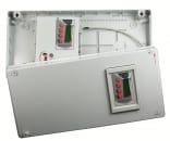 MS55D datalogger in IP54 protection case with connected terminal at the lid