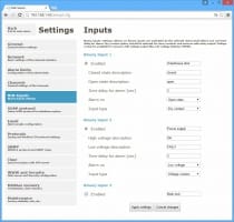 Web Sensor - two channels with binary inputs