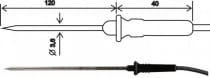 2301-220/M, temperature probe, cable 1 m