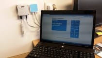 Web Sensor with PoE - one channel remote thermometer hygrometer