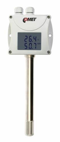 Temperature and humidity duct mount transmitter with RS485 output