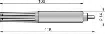 Digital temperature probe for