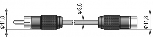 Extension cable for DSRH/C probe - 10 meters