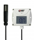 Web sensor - remote thermometer hygrometer with Ethernet interface. Weather sensor for environment monitoring.